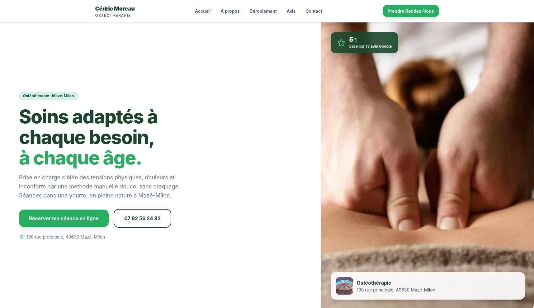 Demo Hub 202605041338, Réflexologie plantaire